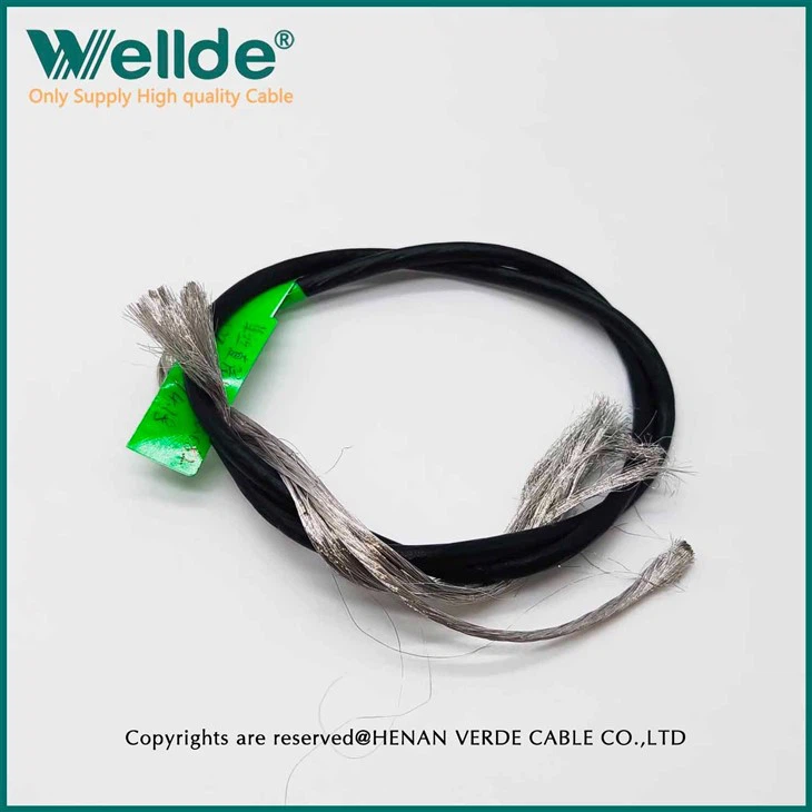 Black 10AWG Single Core Tinned Copper Wire High Temperature Cable