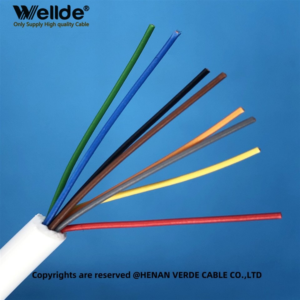 Custom PUR Multi-Core Spiral Cable